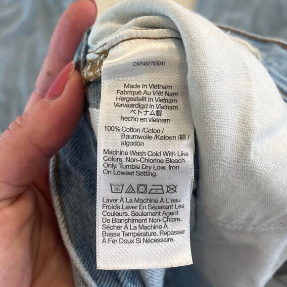 Madewell Superwide-Leg Jeans in Ahern Wash: Airy Denim Edition size 23 - Picture 9 of 13